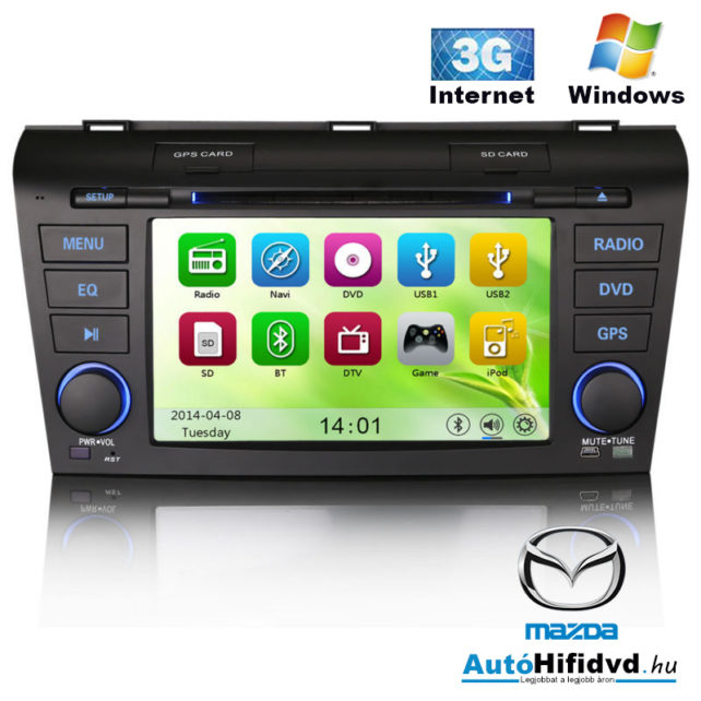 MAZDA 3 2004-2009 Gyári Kinézetű AutóHifi