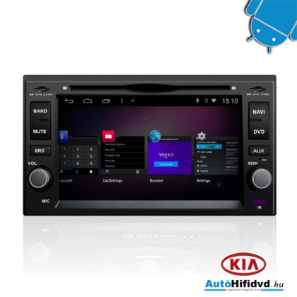 új, Garanciális KIA Picanto, RIO, Sportage... Márka Specifikus AutóHifi Gyári Kinézetű Multimédia (1 GB RAM, Android, Magyar Menü, WAZE)