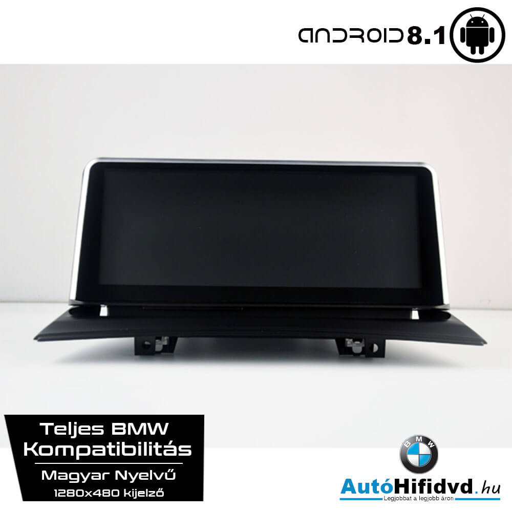 Garanciális BMW X3 E83 AutóHifi, Gyári Kinézetű Autórádió (BMW X3 E83 (2004-2009)) MárkaSpecifikus Multimédia (Magyar Nyelvű) Android 8.1 GPS Navigáció b