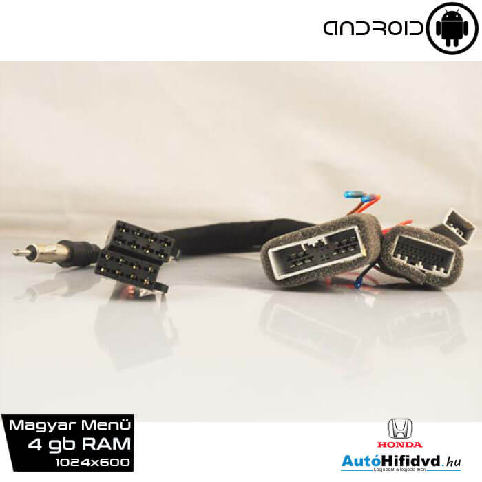 Garanciális Honda CRV AutóHifi, Gyári Kinézetű Autórádió (HONDA CRV 2006-2011) MárkaSpecifikus Multimédia (Magyar Nyelvű, 4 GB RAM) Android 9 GPS Navigáció (Waze) c