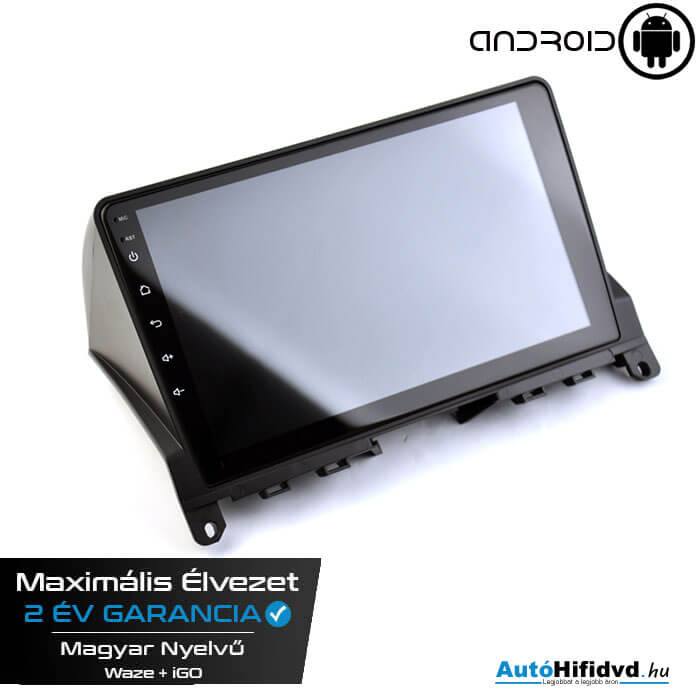 Garanciális Mercedes W204 AutóHifi, Gyári Kinézetű Autórádió (MERCEDES BENZ C-Class W204 S204 2007-2012) MárkaSpecifikus Multimédia (Magyar Nyelvű, 4 GB RAM) Android 14 GPS Navigáció (CARPLAY) (4G SIM) b