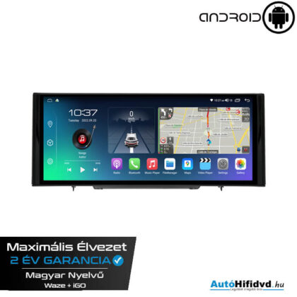 Új, Garanciális Audi A3, S3, RS3 Márkaspecifikus AutóHifi (AUDI A3 S3 RS3 2013-2020) Gyári Kinézetű Multimédia (Magyar Nyelvű, 8 GB RAM) Android 13 GPS Navigáció (CARPLAY) (4G SIM)