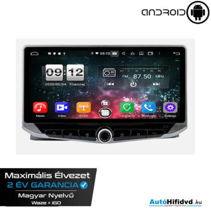 Új, Garanciális Fiat Linea, Punto AutóHifi Márkaspecifikus GPS Navigáció (FIAT LINEA, PUNTO 1999-2008) MárkaSpecifikus Multimédia (Magyar Nyelvű, 4 GB RAM) Android 15 GPS Navigáció (CARPLAY) (4G SIM)